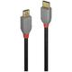 LINDY USB cable USB 2.0 USB-C® plug, USB Micro-B plug 0.50 m Black, Grey 36890