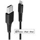 LINDY USB cable USB 2.0 Apple Lightning plug, USB-A plug 2.00 m Black 31321