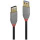 LINDY USB cable USB 3.2 1st Gen (USB 3.0 / USB 3.1 1st Gen) USB-A plug, USB-A plug 5.00 m Black, Grey 36754