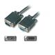 Ex-Pro Premium Black SVGA VGA Plug - Socket (P-S) Male to Female Monitor / Projectors / LCD Cable HD15 Pin Cable Lead - 15m