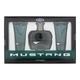 Mustang Green 3 Piece Gift Set: Eau De Toilette 100ml Shower Gel 100ml Aftershave Balm 100ml