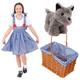 Dorothy Costume with Accessory Set World Book Day Costume - Small