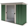 YardMaster Hercules Metal Pent Garden Shed - 10 x 4ft