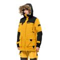 Jack Wolfskin Women’s waterproof down expedition coat 1995 Series Parka Women XL yellow burly yellow XT