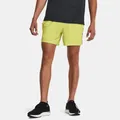 Men's Under Armour Launch Run 5" Shorts Lime Yellow / Marine OD Green / Reflective S