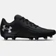 Boys' Under Armour Magnetico Select 3 FG Jr. Football Boots Black / Black / Metallic Silver 4