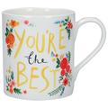 KitchenCraft Fine Bone China 330ml Can Mug, 'You're The Best'