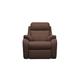 G Plan - Kingsbury Leather Power Recliner Armchair with Power Headrests - Capri Oak