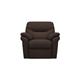 G Plan - Seattle Leather Power Recliner Armchair with Power Lumbar - Capri Oak