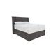 Sleepeezee - Geltouch Advanced 10000 Divan Set with Continental Drawers - Small Double - Plush Dark Grey