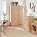 Panama 4 Piece Bedroom Furniture Set - Oak