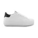 Kennel & Schmenger, Shoes, female, White, 8 UK, Stylish White/Black High-Top Trainers