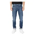 Calvin Klein Jeans, Jeans, male, Blue, W30 L30, Blue Zip and Button Jeans with Pockets