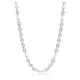 Nialaya, Accessories, male, Gray, ONE Size, Men's Silver Mariner Chain with Pearls