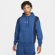 Nike Air Men's Pullover Fleece Hoodie - Blue - Cotton