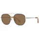 Sandro, Accessories, male, Brown, ONE Size, Brown Aviator Sunglasses