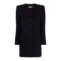 Saint Laurent, Jackets, female, Black, L, Elegant Long Blazer