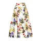 Dolce & Gabbana, Skirts, female, Multicolor, S, Floral Print A-Line Skirt