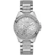 Guess, Accessories, female, Gray, ONE Size, Frontier Womens Stainless Steel Analog Watch