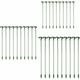 Langray - 30 Pack Garden Plant Stakes, Single Stems, Flower Stakes, Orchid, Peony, Lily, Rose