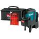 SK106DZ 10.8V/12V max cxt Self Leveling 4-Point Cross Line Red Laser with Bag and Accessories - Makita