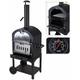 Berkfield Home - ProGarden bbq Pizza Oven Black