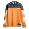 adidas originals x Alexander Wang Crossover Breathable Alphabet Printing Stripe Colorblock Long Sleeves Yellow T-Shirt