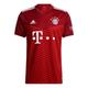 Men's adidas Fcb H Jsy Bayern Munich Black Home Fan Edition Sports Short Sleeve Soccer/Football Jersey Red