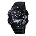 CASIO Waterproof Sports Shockproof Solar Powered Mens Black Analog