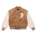 MLB Boston Red Sox corduroy baseball uniform Jacket Unisex Brown