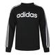 adidas E 3S Crew FL Round-neck Sweater Men Black/White