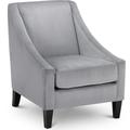 Maison Slate Grey Velvet Fabric Chair