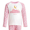 Pink Name in Cloud Pyjamas (Size: 6-12m)