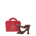 Charbonnel ET Walker Pink Handbag & Milk Chocolate Heels 60g, Creamiest Milk Chocolate Heels Come Presented in an Immaculate Pink Handbag