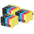 3 Set of 4 + extra Black Ink Cartridges to replace Epson T1816+1811 (18XL Series) Compatible/non-OEM from Go Inks (15 Inks) Black/Cyan/Magenta