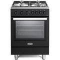 DeLonghi DSC 626G-1 Black Gas Cooker with Single Oven