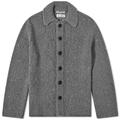 Our Legacy Men's Big Knit Cardigan Funky Grey