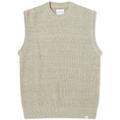 Norse Projects Men's Manfred Wool Cotton Rib Vest Sediment Green