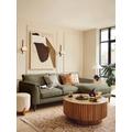 Reya Chaise-end Sofa, Linen, Sage