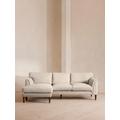 Reya Chaise-end Sofa, Linen, Bisque