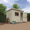 6'x4' Tiger Elite Pressure Treated Pent Shed - 0% Finance - Buy Now Pay Later - Tiger Sheds