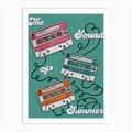 Sound Of Summer Art Print by Katie Cannon Designs