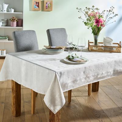 Jacquard-Tischdecke natur, 130x220 cm Image