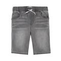 Levi's Boys Skinny Dobby Denim Short - Grey Wash, Grey, Size 5 Years