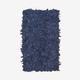 Handloom Shaggy Area Rug - Blue by Absolutely Natural Lifestyle