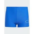 Boys, adidas Performance Big Bars Swim Boxers Kids, Black, Size 3-4 Years