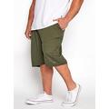 BadRhino Essential Jersey Sweat Shorts - Khaki, Khaki, Size 4Xl, Men