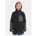 Boys, Didriksons Kids Marmor Full-Zip Long Fleece Jacket - Black, Black, Size 13-14 Years