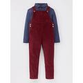 Boys, Lucy Mecklenburgh x V by Very Cord Dungaree Set - Multi, Multi, Size Age: 4-5 Years