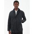 Barbour Ashby Wax Corduroy Collar Jacket - Black, Black, Size L, Men